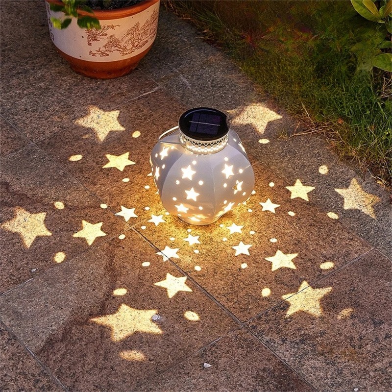 Lighting Decoration Outdoor - Garden Star Projector Lamp Hanging Solar