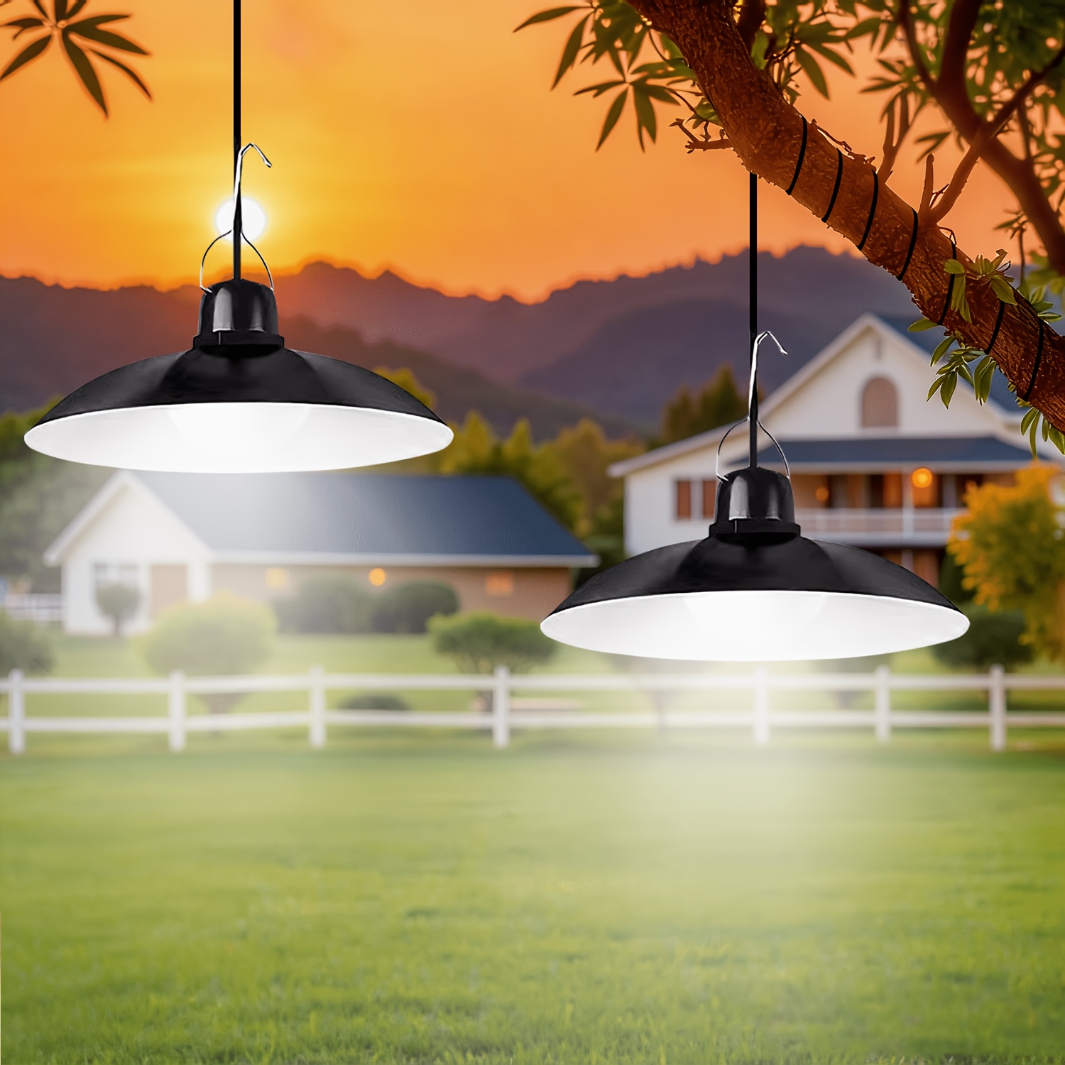 Lighting Decoration Outdoor - 1pc Solar Pendant Light Outdoor LED