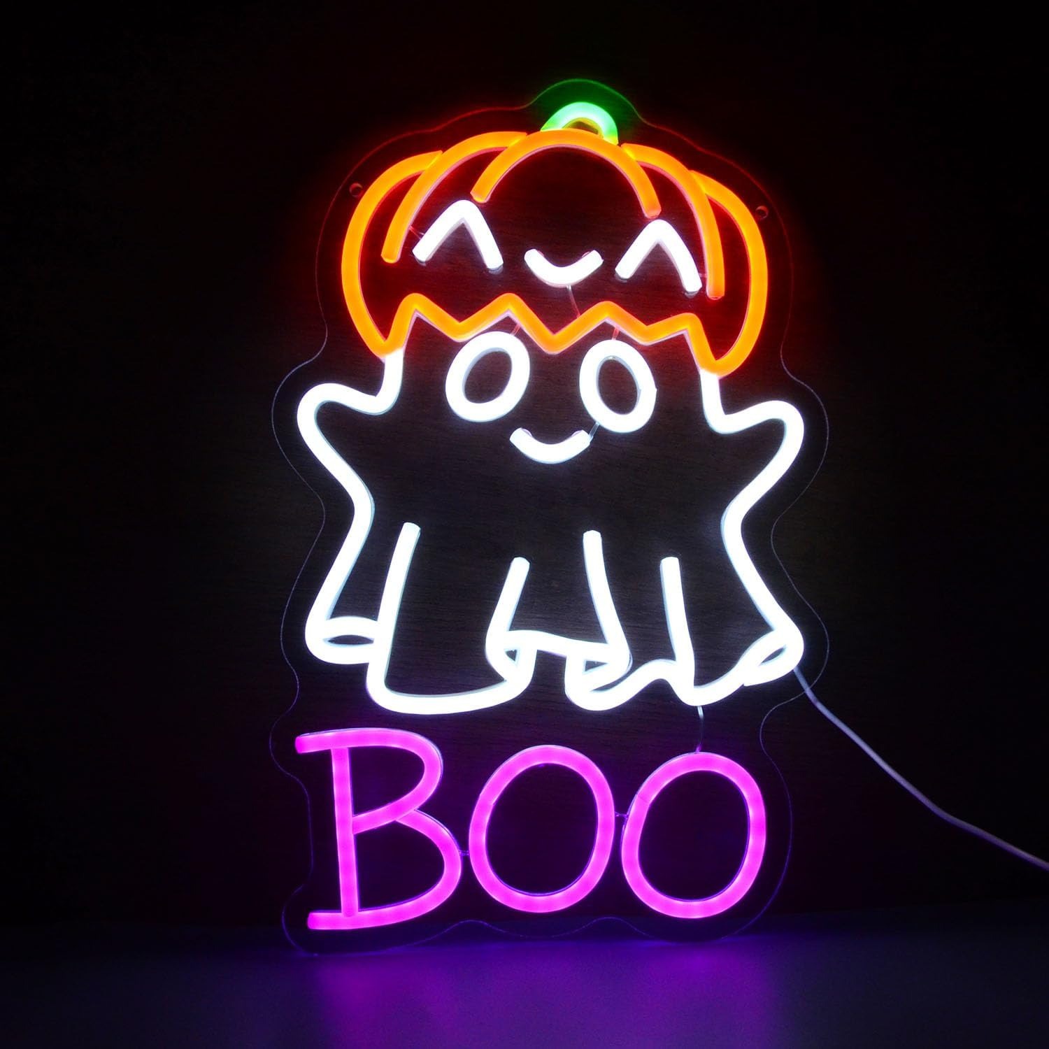 Cute Ghost Pumpkin Hat BOO LED - Home Decor Lighting Tricks review and price