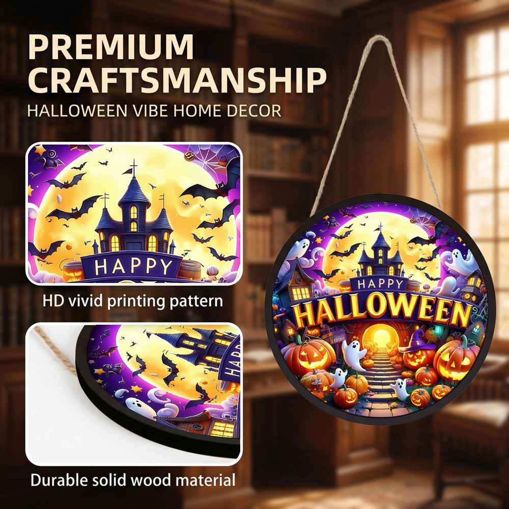 Round Glowing Halloween Hangin - Home Decor Lighting Tricks review and price