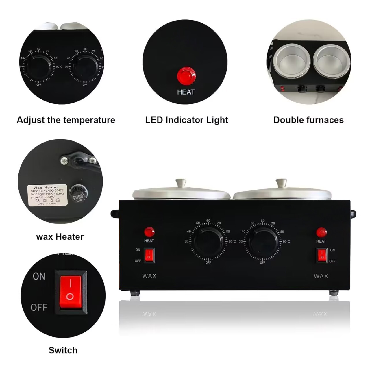 Dual Wax Pots Professional Ele - Wax Melter Electric review and price