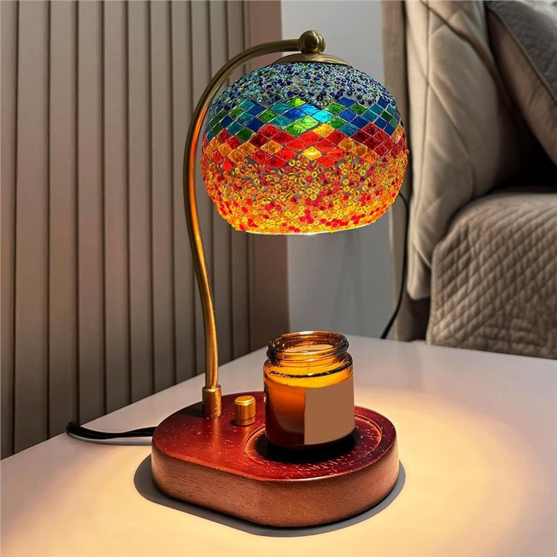 A93Z Stained Glass Electric Ca - Wax Melter Electric review and price