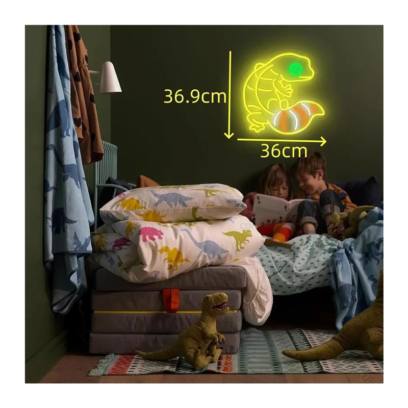 Gecko Shape Neon Sign Anime Li - Gecko Lighting & Decor review and price