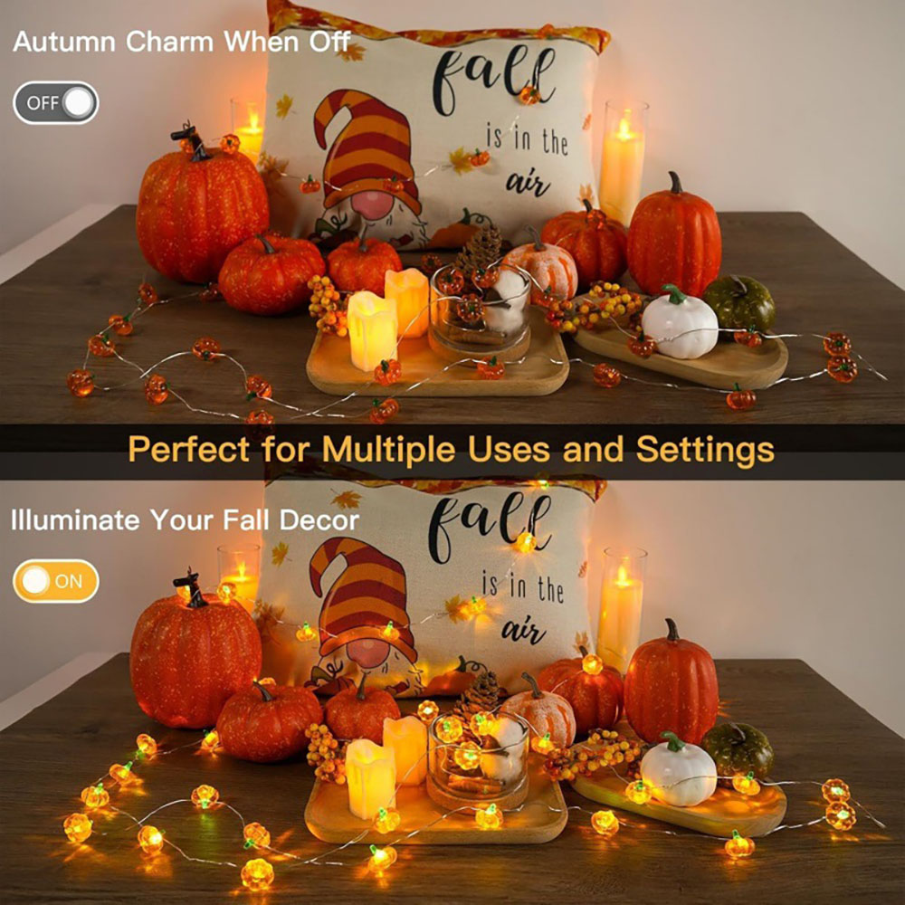 Halloween Pumpkin Light String - Home Decor Lighting Tricks review and price