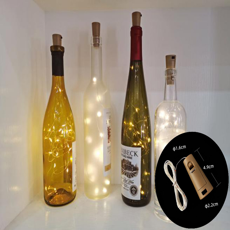 LED Wine Bottle Lights with Co - Decor Lighting Cork review and price