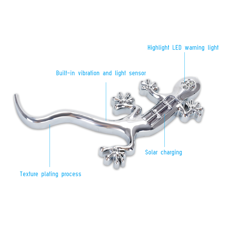 Led Car Gecko Solar Warning Si - Gecko Lighting & Decor review and price