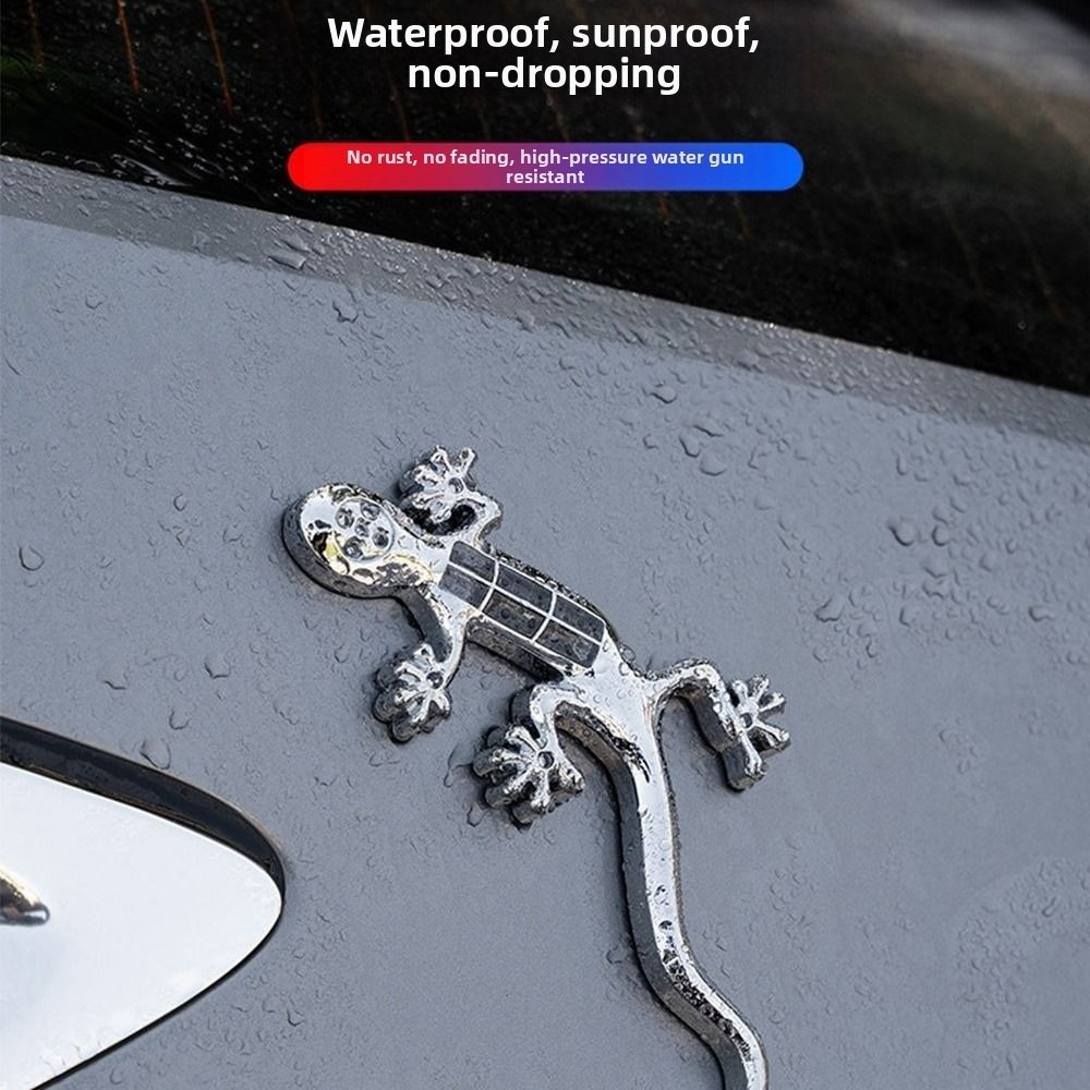 New Gecko Shape Solar Warning  - Gecko Lighting & Decor review and price