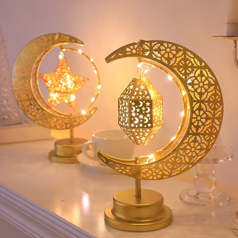 Ramadan LED Night Light Rotati - Led Moon Lamp review and price