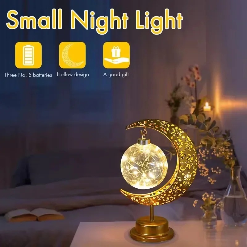 Ramadan LED Night Light Rotati - Led Moon Lamp review and price