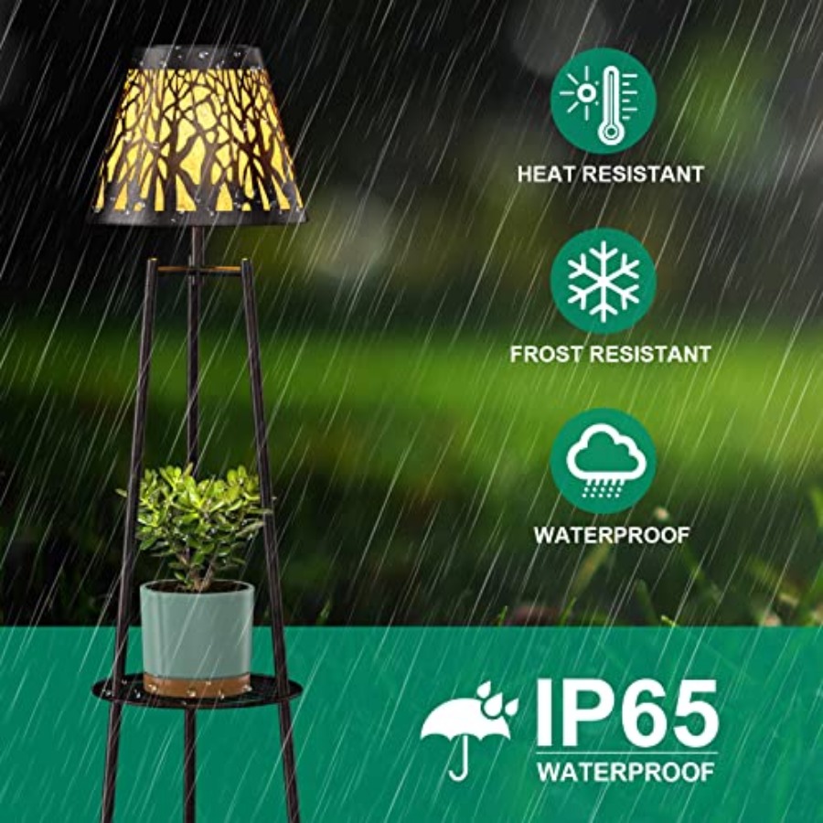 2 Pack Outdoor Solar Floor Lam - Decor Lighting Floor Lamps review and price
