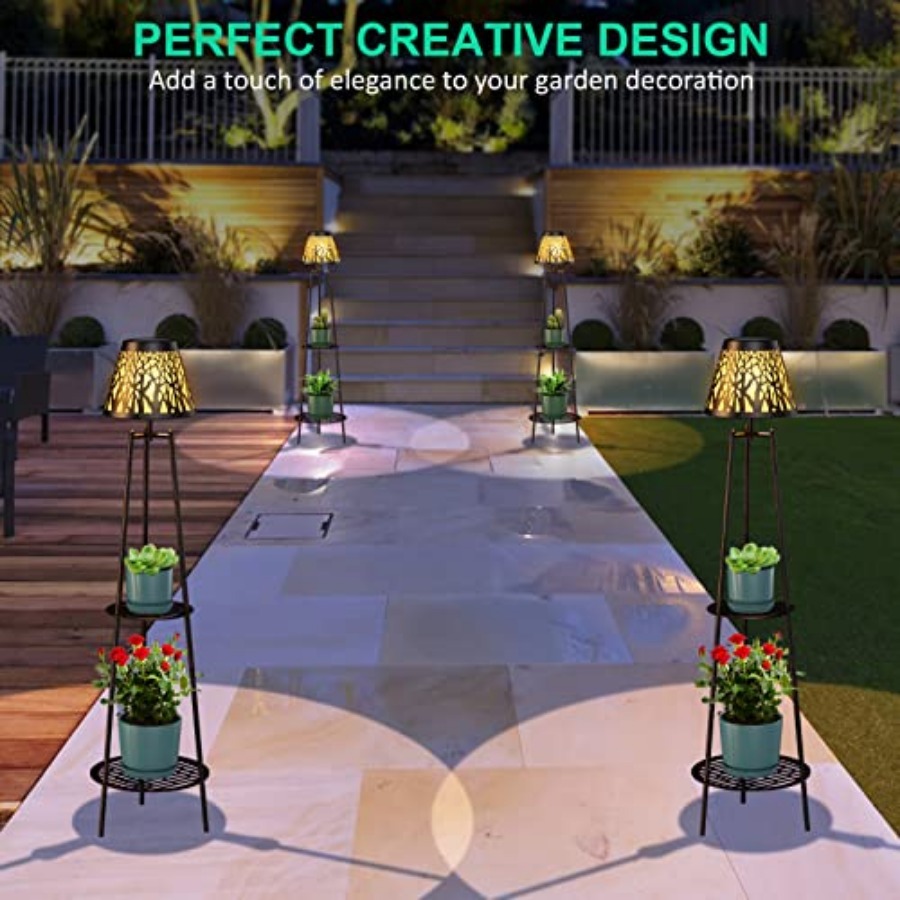 2 Pack Outdoor Solar Floor Lam - Decor Lighting Floor Lamps review and price