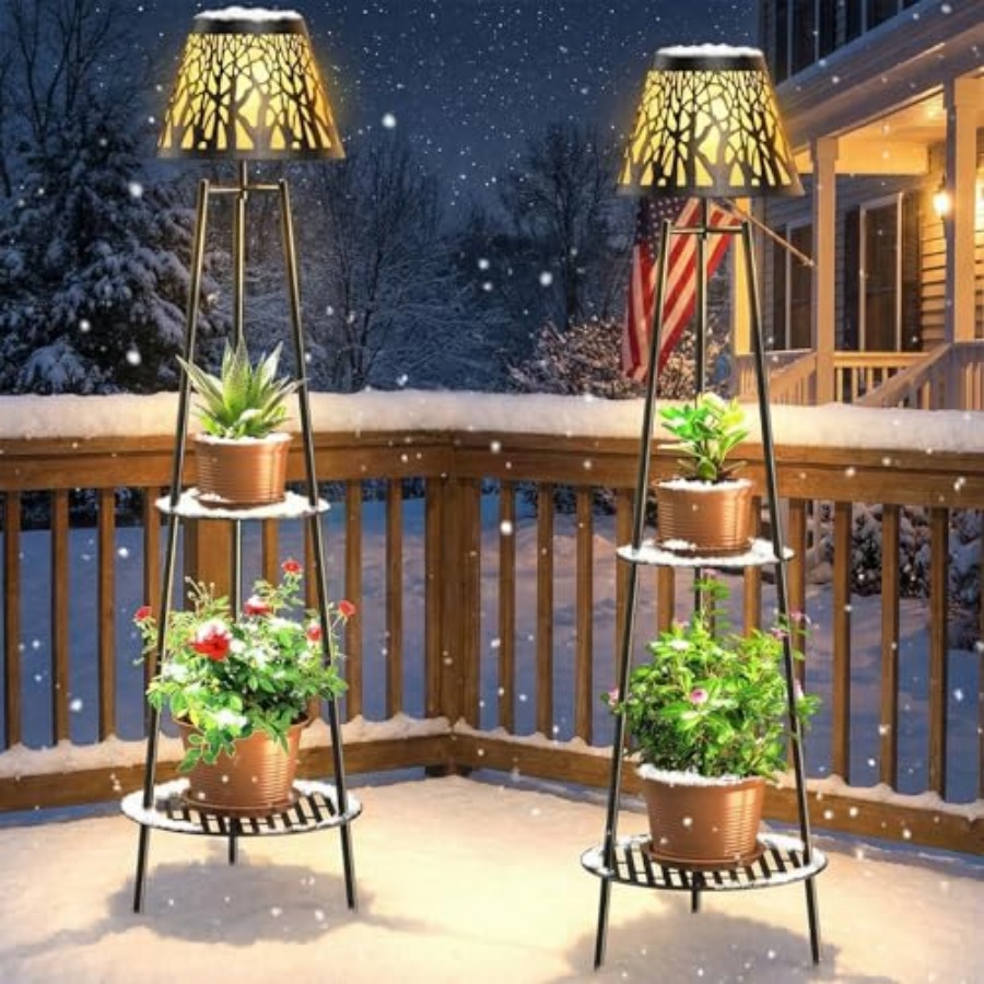 2 Pack Outdoor Solar Floor Lam - Decor Lighting Floor Lamps review and price