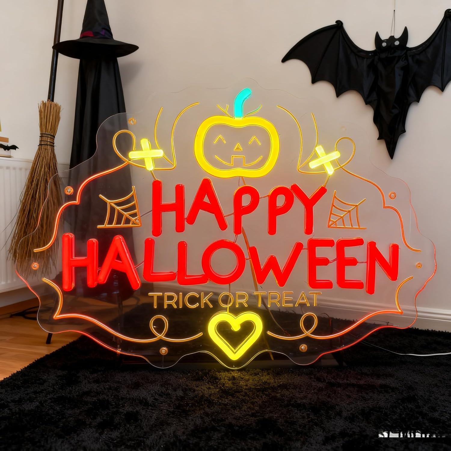 Happy Halloween Trick Or Treat - Home Decor Lighting Tricks review and price