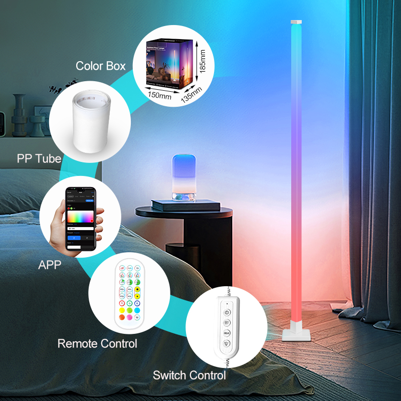 RGB Dimmable Smart Standing LE - Decor Lighting Floor Lamps review and price