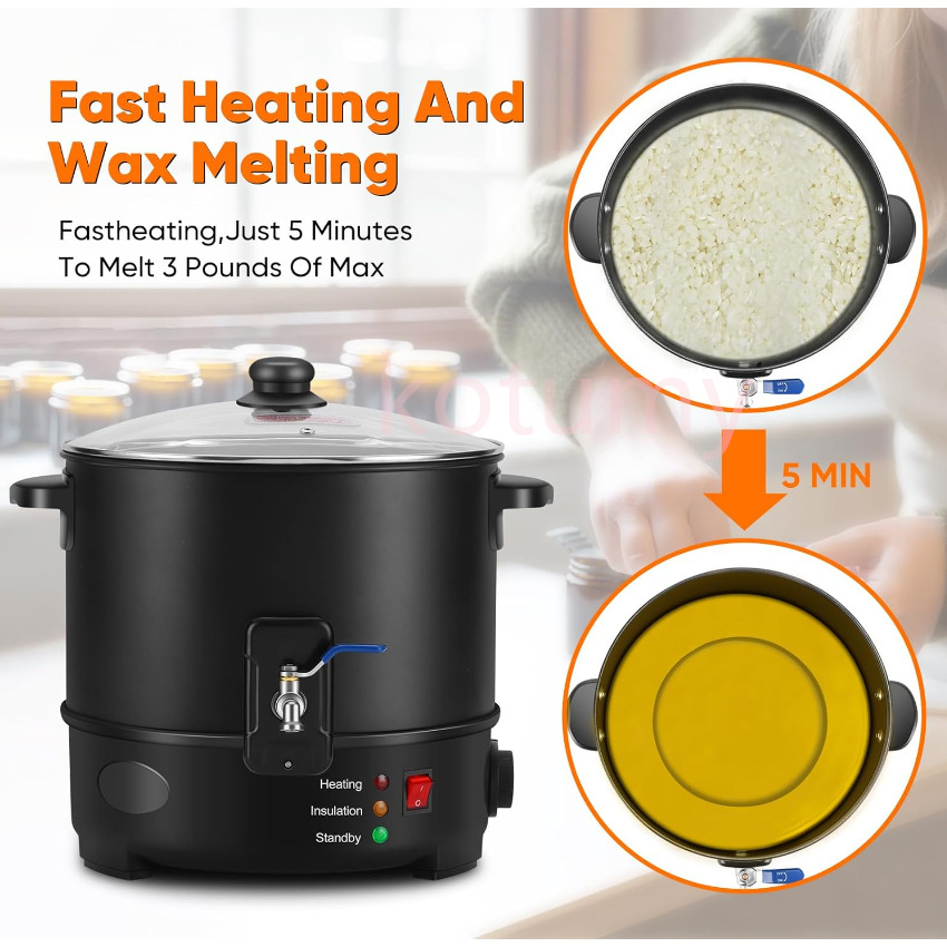 EU US Plug Electric Melting Ca - Wax Melter Electric review and price