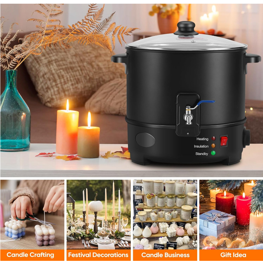 6L Small  Wax Melter Paraffin  - Wax Melter Electric review and price