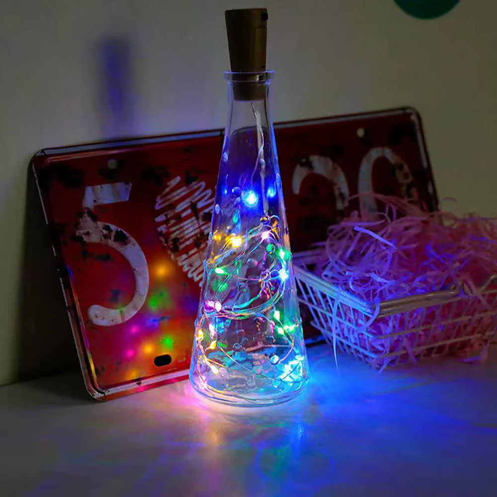 LED Wine Bottle Lights Copper  - Decor Lighting Cork review and price