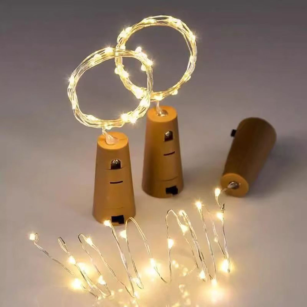 LED Wine Bottle Lights Copper  - Decor Lighting Cork review and price