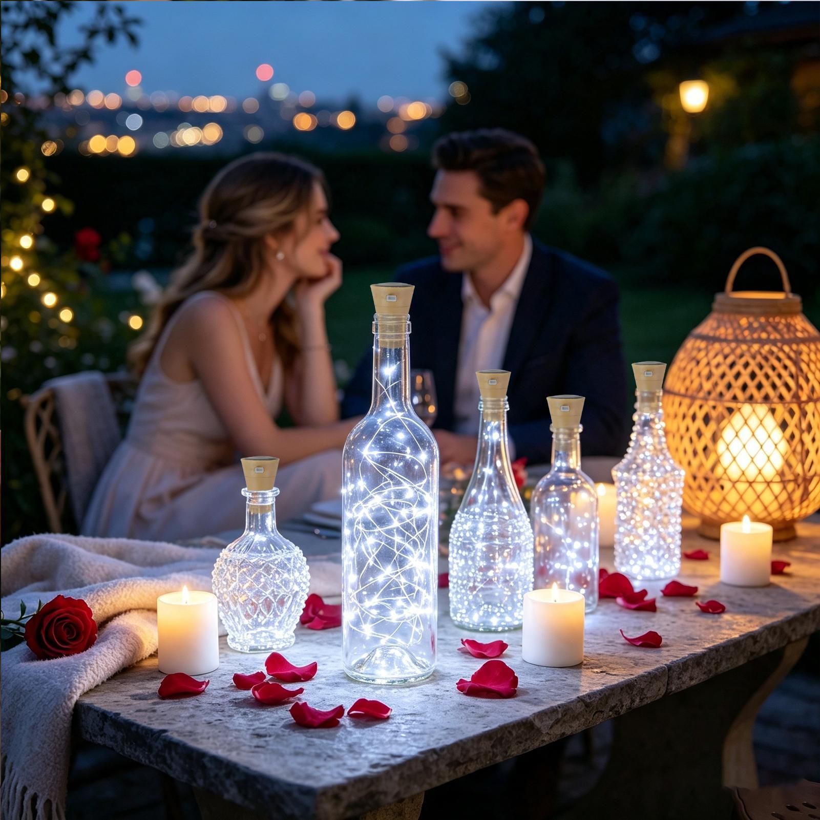 Wine Bottle Lights With Cork 6 - Decor Lighting Cork review and price