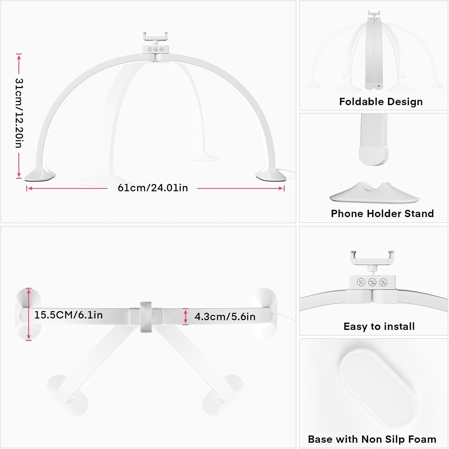 Half Moon Light U-Shaped Nail  - Led Moon Lamp review and price