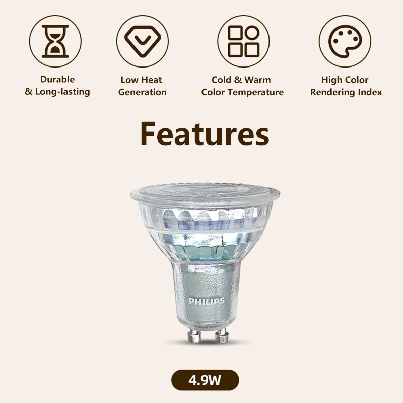 Philips 4.6W Essential LED Rec - Philips Bulb Led Classic review and price