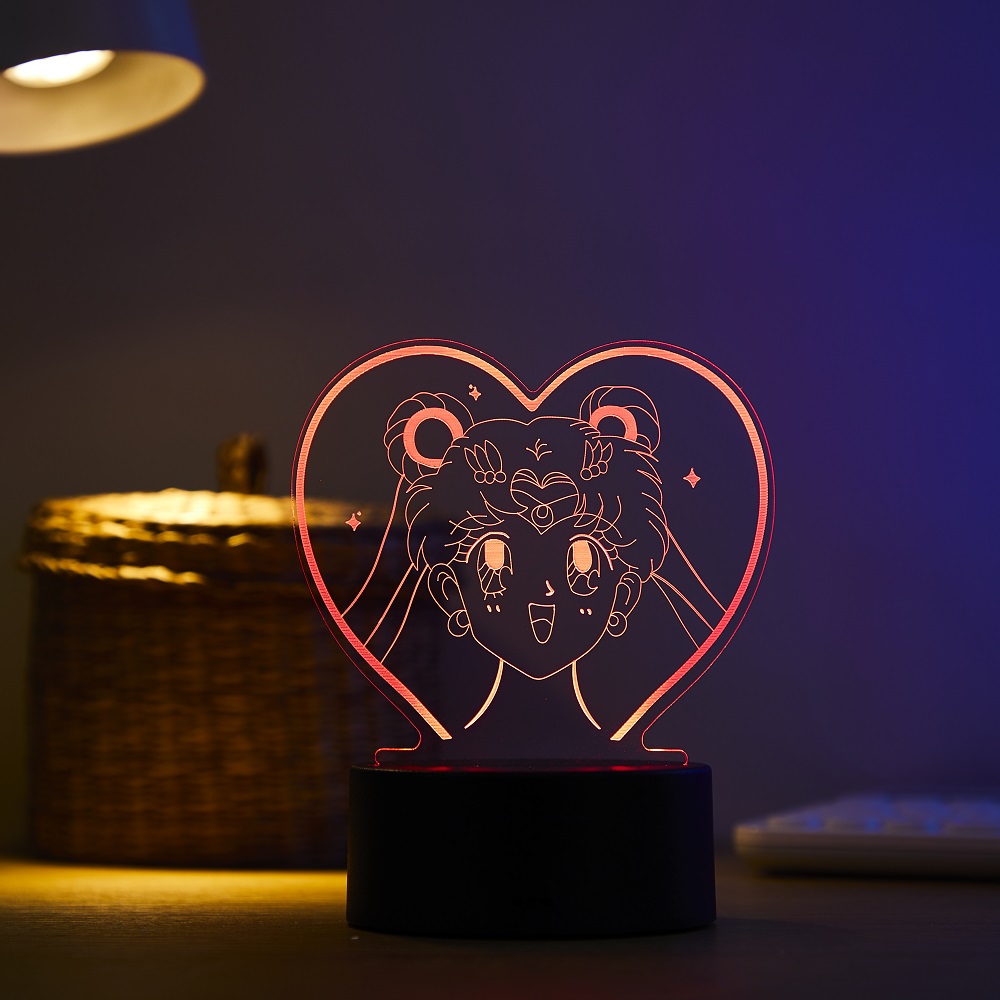 Cartoon character Tsukino Usag - Led Moon Lamp review and price