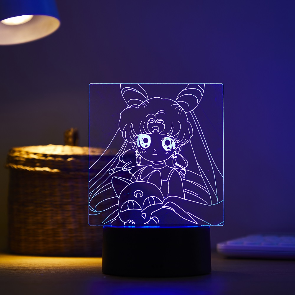 Cartoon character Tsukino Usag - Led Moon Lamp review and price